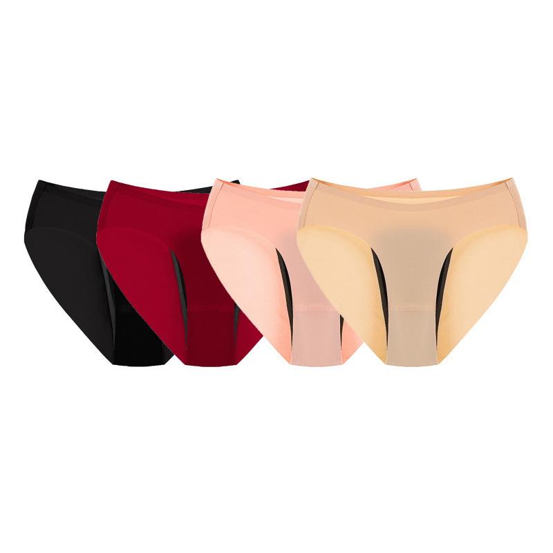 Breathable Leak-Proof Period Underwear - Ice Silk, Four-Layer, Seamless Design