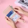 2024 Spring Women's High-End Zipper Coin Purse: Short Solid Color Wallet & Card Holder