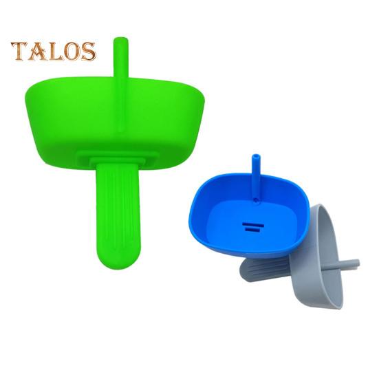 1/2/4/6/8Pcs Popsicle Holder Dual Pole Stand BPA Free Dishwasher Safe Mess-Free Ice Pop Holders for Kids with Built-In Straw Eco-Friendly Reusable