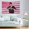 1pc  JJustin BBieber Patriotic American Flag Wall Art Decor Outdoor Fabric BannerFestivals  Checkered Sweater Design