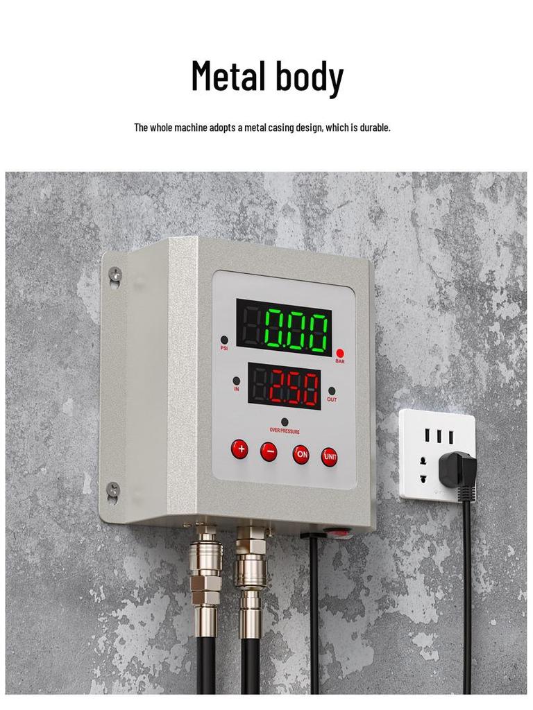 Commercial Fully Automatic Tire Inflator with Preset Pressure for Inflation and Deflation