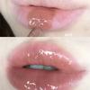 Punk Dark Brown Mirror Water Lip Gloss Red Lip Glaze Transparent Glass Lip Oil Waterproof Liquid Lipstick Clear Tint Makeup