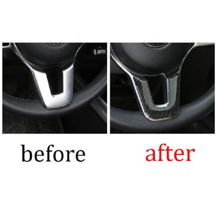 For Benz GLB W247 - Carbon Fiber Vinyl Steering Wheel Sheet Cover Trim