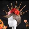Plastic Skull Headbands For Halloween Parties Gothic Costume Accessory Portable Hair Decors