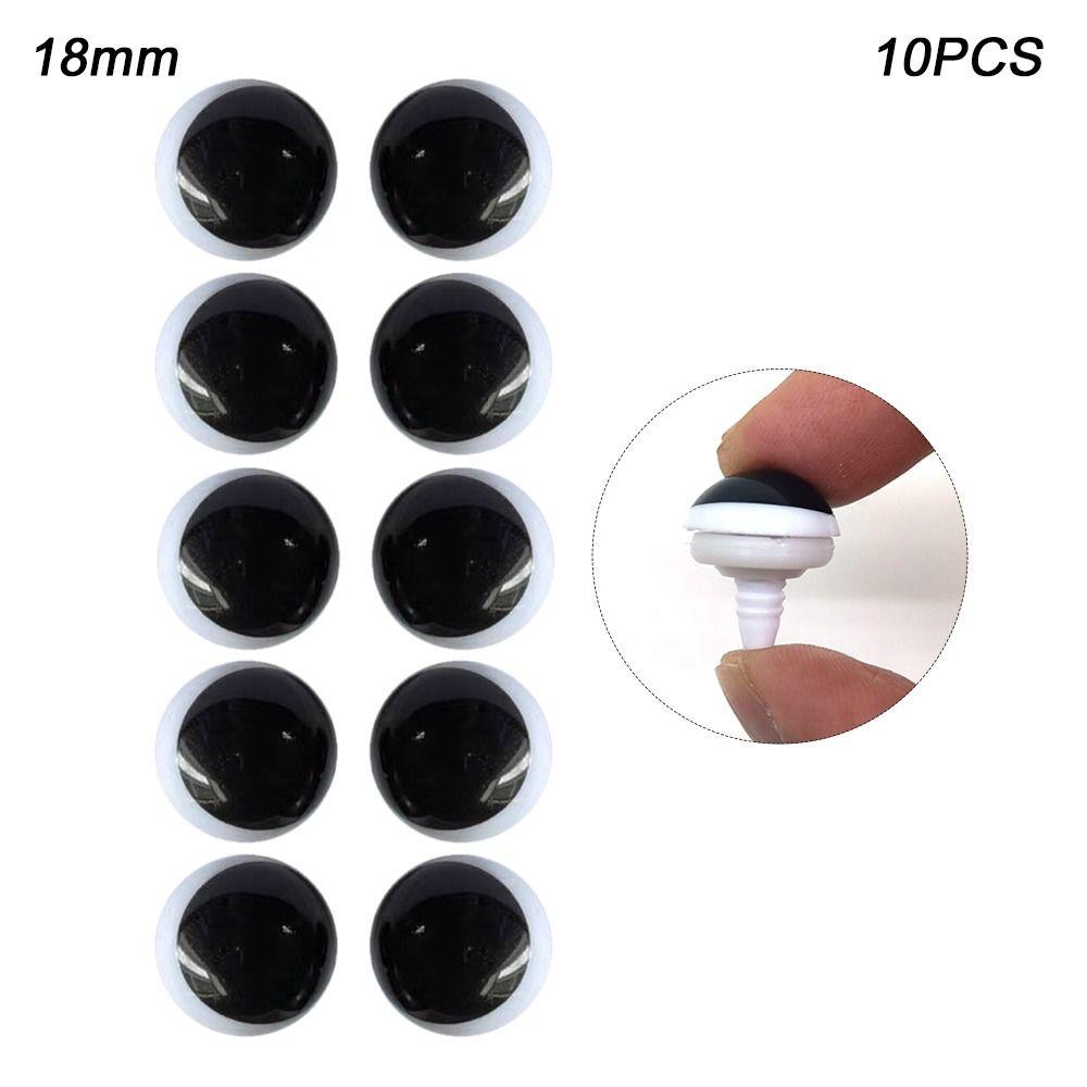 10pcs/5pairs with Washer Puppet Crystal Eyes 13/16/18/21mm Dolls DIY Tools  DIY Doll Accessories