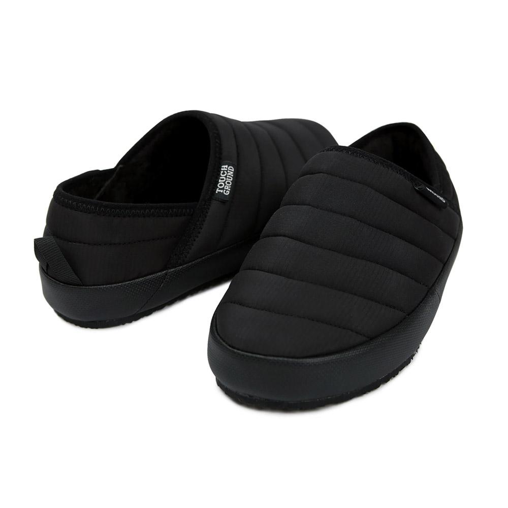Touch Ground Vintage Bomber Slide Black Winter Boots