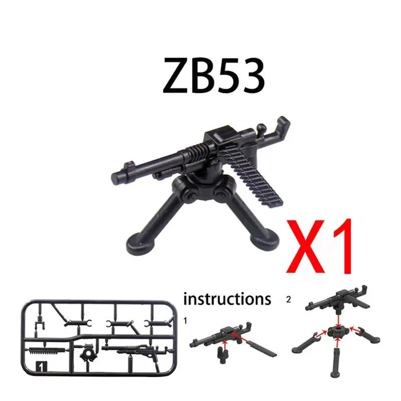 Building Blocks Weapons Accessory Soldier Digital Gift Ninja Sword Mortar Cannon Missile Launcher RPG Toys Mini Brick X006