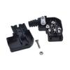 10A 250V Elbow IEC320 C13 C14 Power Plug Socket Cord Wiring Power Plug Assemble IEC Connector Outlet UPS Electrical Socket Plug