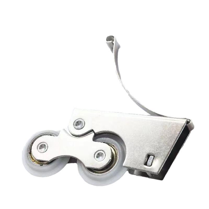 

4 sets of aluminum alloy nylon double wheel wardrobe bathroom glass sliding door lower pulley bathroom roller 32mm