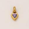 Titanium Steel Love Twelve Birthstone Diy Pendant Pendant Letter Name Family Gift Peach Heart Accessories Pendant