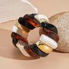 Stylish Acrylic Wide-Face Irregular Bracelet - High-End Design Niche Jewelry