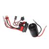 550 21t Motor 60A Waterproof Two Way Brushed ESC Kit for SCX10 1/10 Remote Control Car Upgrade Parts