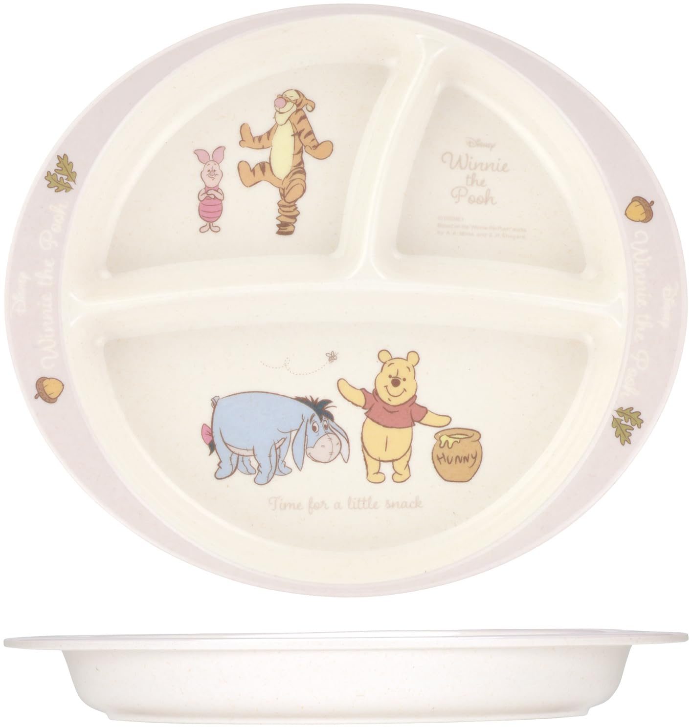 

Skater Melamine Lunch Bamboo 430ml Dishwasher Disney Winnie the Pooh Plate, Fiber, Capacity, Divided, Safe, Design, M37B-A