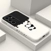 Paint Panda Phone Case For Samsung Galaxy S25 FE S24 S23 S22 S21 S20 S10 Ultra Plus FE Note 20 Ultra 10 Plus Cover