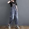 Damen-Sommermode, lässiger Denim-Overall, Overall