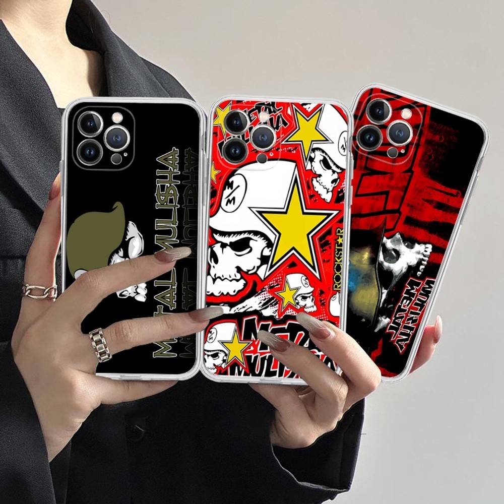 Motocross Metal Mulisha For IPhone 17 16 15 14 13 12 Mini 11 Pro Max Transparent Case