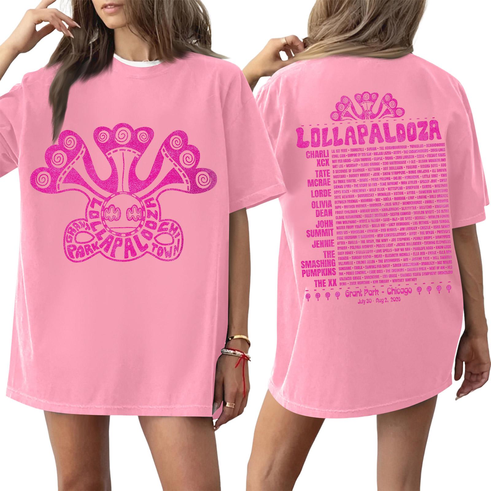 

Women s Casual Short Sleeve T-Shirt Crew Neck Relaxed Fit Graphic Print Top Soft Fabric Comfortable Wear XL рожевий