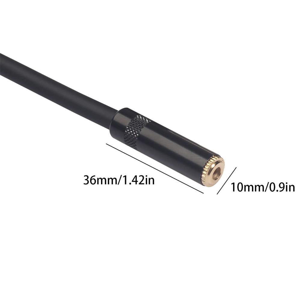 Ruiwaer 0.3m 3.5mm TRS Female To XLR Female Microphone Cable, Stereo To XLR Female Converter Cord Converter, Balanced XLR Female To 3.5mm Female TRS