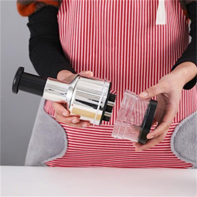 1PC Multifunction Hand Press Food Cutter Onion Nuts Grinder Mincer Manual Safety Efficient Fruit Vegetable Chopper Kitchen Tool