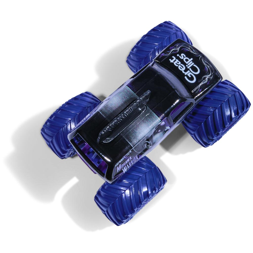 Monster Jam, Official Series 29 Diecast Monster Truck, 1:64 Scale, Kids Toy for Boys Ages 3+ (Mohawk Warrior Vson-uva Digger).