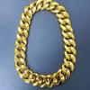 Set of 2 Durable Plastic Gold Chain Necklace Lightweight Neck Chain Comfortable