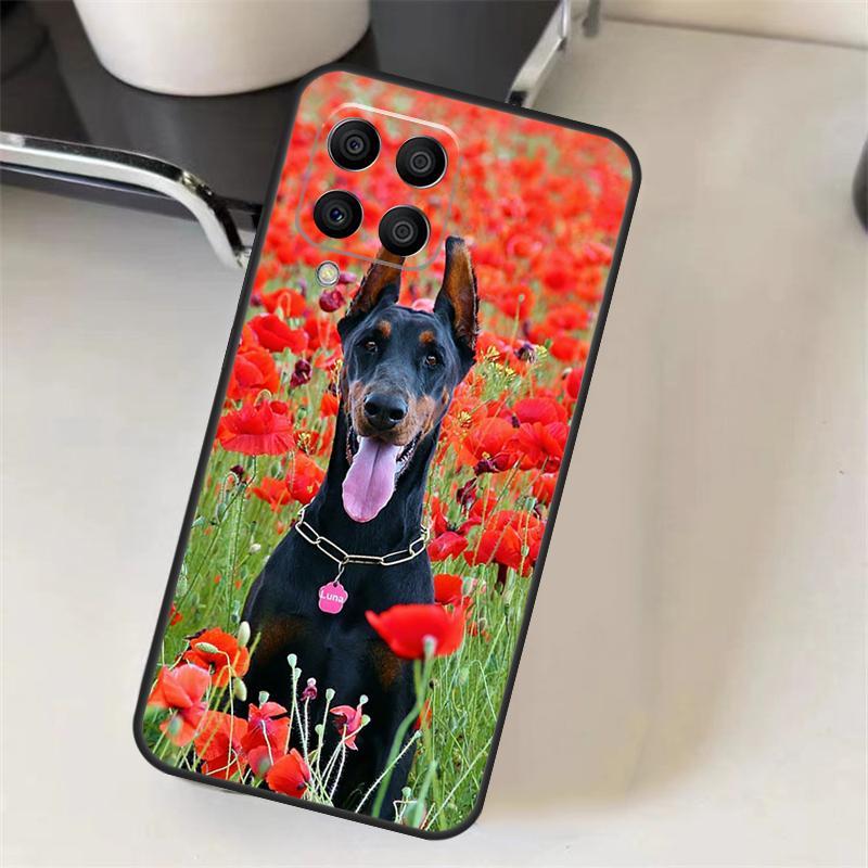Dachshund Doberman Dog Case For Samsung Galaxy M06 M16 M36 M56 M52 M32 M12 M54 M34 M14 M35 M55 M15 M11 M31 M13 M53