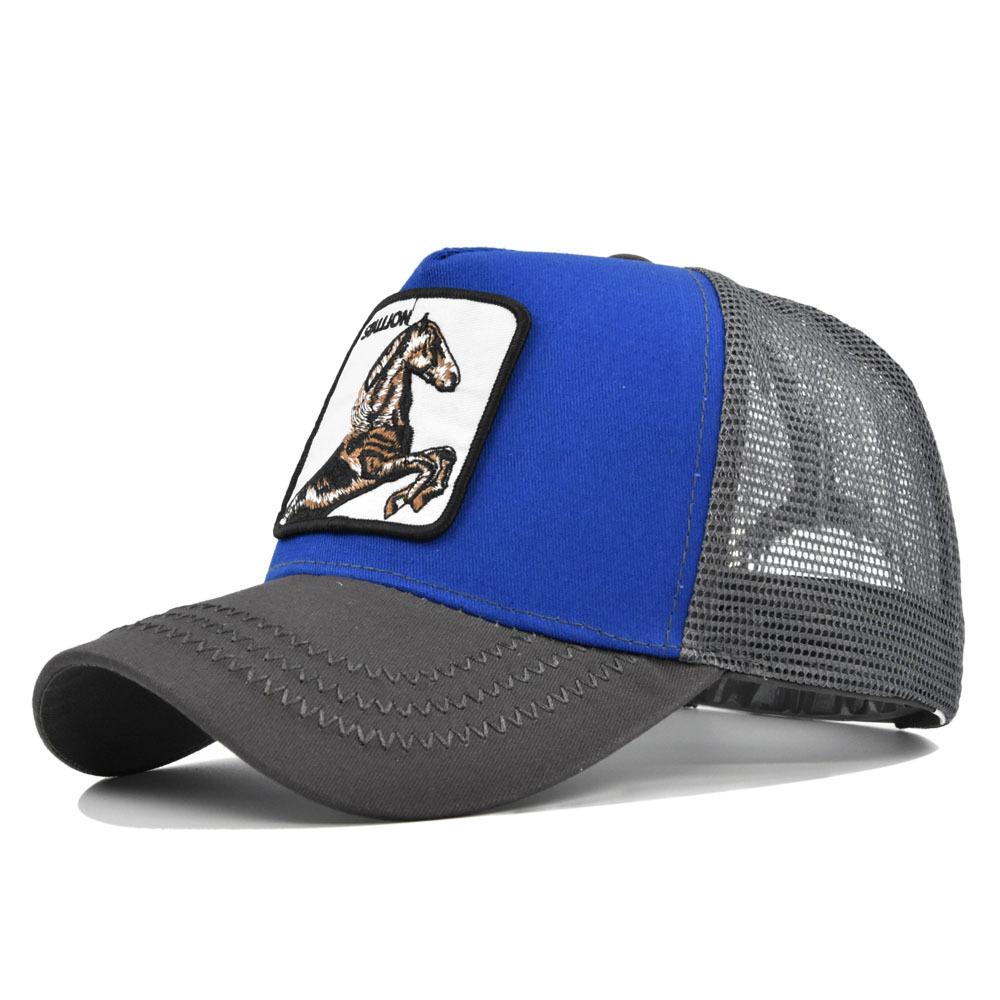 

Tongue Duck Hat Animal Spur Embroidered Baseball Hat Curved Eaves Sun Visor Hat Bule