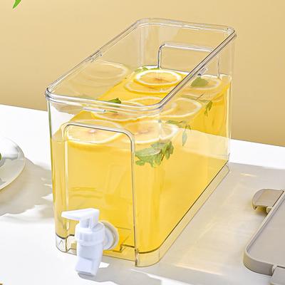 3,9 l Kaltwasserkessel mit Zapfhahn Kühlschrank Wasserspender Zitronenflasche Kühlwasser Eimer Getränkekrug Saftkrug