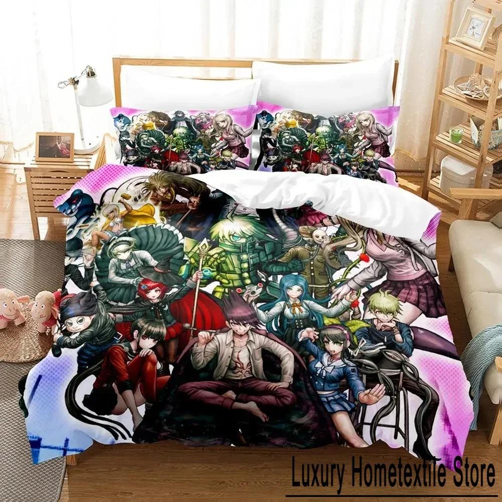 Anime Danganronpa V3 Chiaki Nanami Bedding Set Duvet Cover Bed Set Quilt Cover Pillowcase Comforter King Queen Size Boys Adult