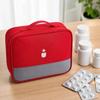 Portable First Aid Kit Travel Medical Bag Compact Organizer with Multiple Compartments for Emergency Supplies and Basic Medical Tools