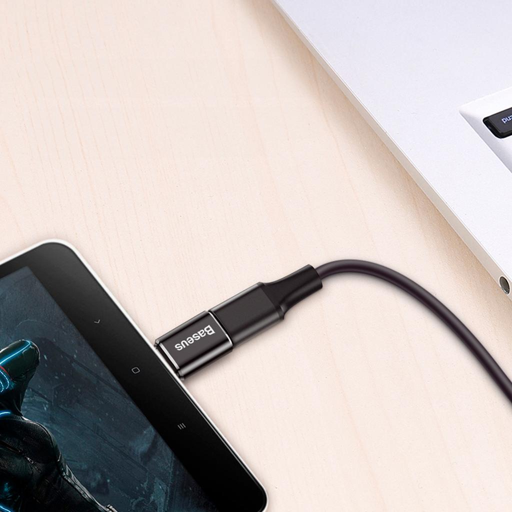 Adapter Mini Micro USB to USB-C Adapter - Black