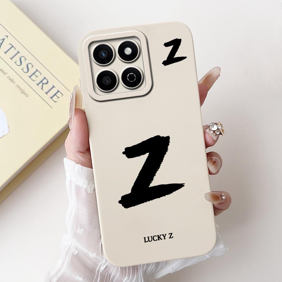 For Honor X7C Case ALT-LX2 Cute Lucky Letters Cover Shockproof Soft TPU Phone Case For Honor 200 Smart HonorX7C Back Cover Coque