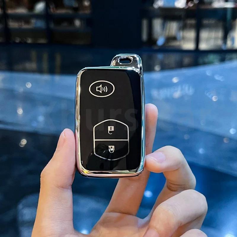 2/3/4 Button Shell Fob For Toyota Camry Prius Land Cruiser Prado 150 Crown For Subaru Foreste Xv Tpu Car Remote Key Case Cover