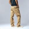 [Nalador] Men's Chino Pants, Stretch, Large Size, Long Pants, Loose, Bottoms, Colored Pants, Plain, Cotton, Easy Pants, Comfortable
