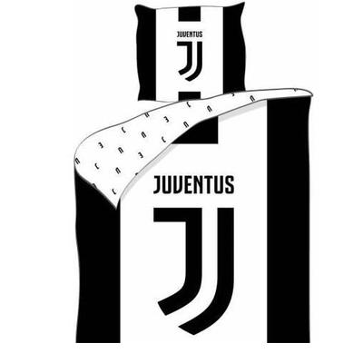 Duvet Cover Set - HOMEROKK - Juventus - 155 X 200 Cm - 100% Cotton - Light Grey