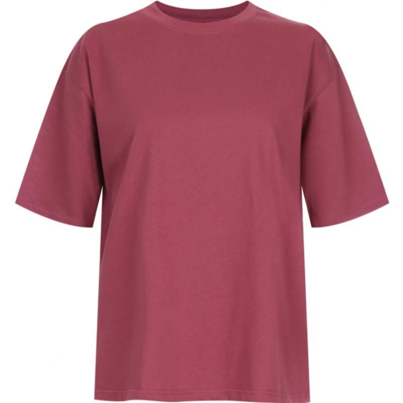 Shop Women Loose FiT Solid Summer ShorT Sleeve T shirT Dai Wsh 20693 Green