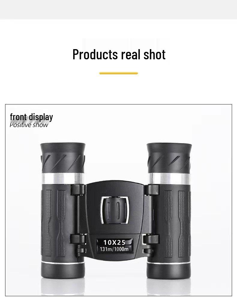 10x25 HD Binoculars & Smartphone Telescope for Concerts