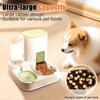 Automatic Pet Feeder And Waterer, Automatic Feeding Cat Food And Waterer Set For Small And Large Cats And Dogs