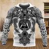 2025 New Hoodie 3D Print Harajuku Print Pullover Men's Hooded Sweatshirt Kangaroo Pocket Vintage Male Clothing Fall Long Sleeve