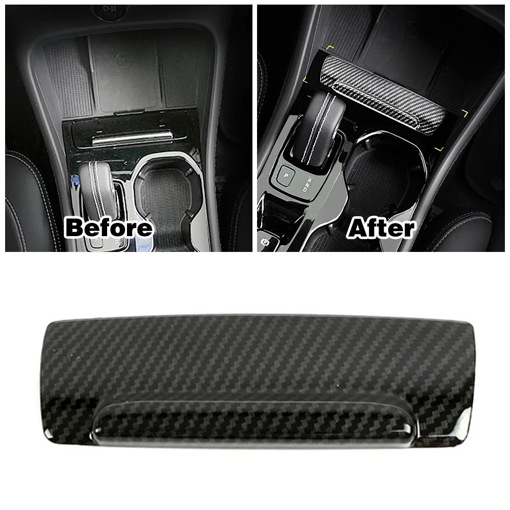 For Volvo XC40 2019 2020 2024 2024 Car Center Console Accessories Carbon Fiber Color Change Decoration Styling Frame Cover Trim