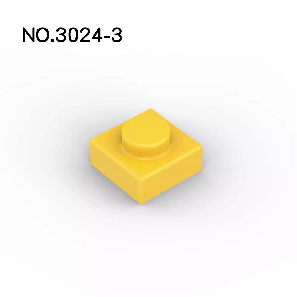 20pcs MOC Parts 3024 Plate 1 x 1 Compatible Bricks DIY Assmble Building Blocks Particle Kid Puzzle Brain Toy Gift