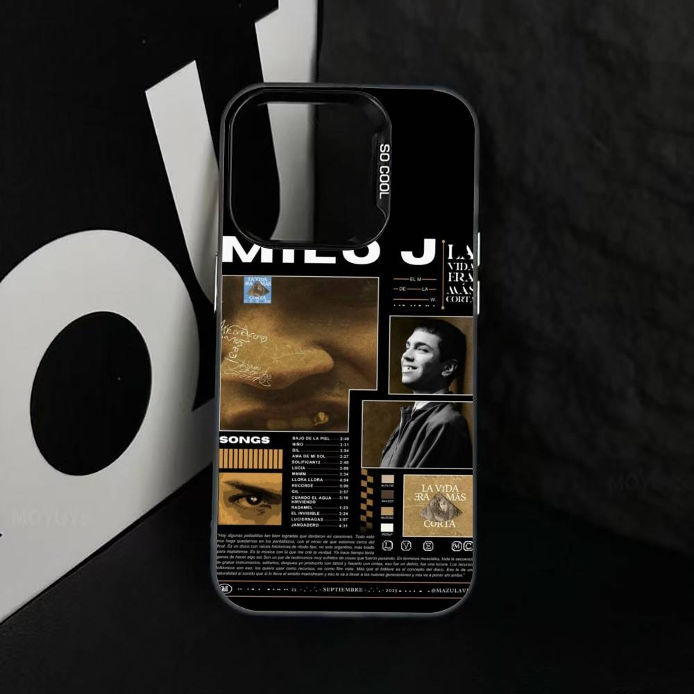 

M-Milo J Phone Case For iPhone 17,16,15,14,13,12,11 Plus,Pro Max,XS,Colorful Silver Black Cover iPhone13