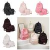 Daypack Three-piece School Bag Set Casual Large Capacity Nylon Bow Backpack Crossbody Bag Polyester Students School Bag