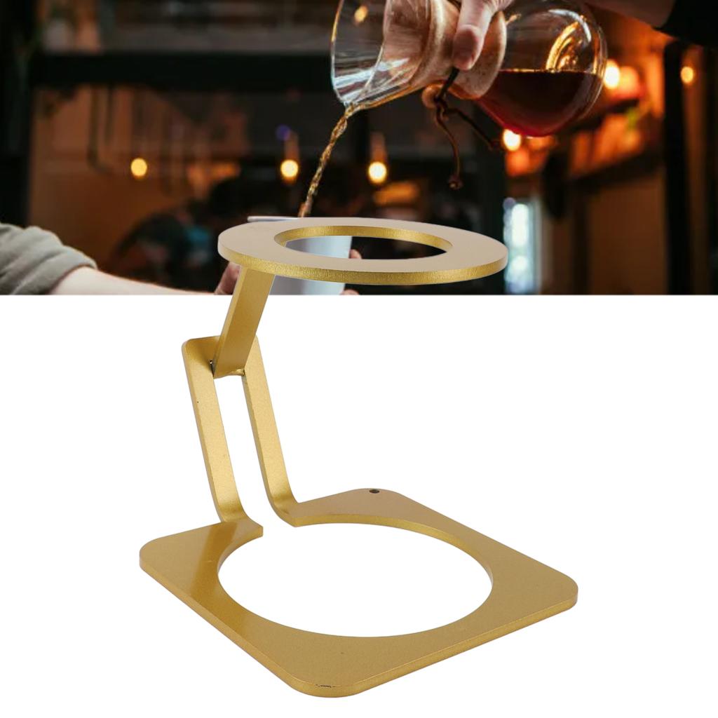 Pour Over Coffee Dripper Stand Iron Portable Multifunctional Coffee Dripper Station Rack for Camping