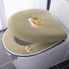 2PCS/Set Warm Toilet Seat Cover Plush Toilet Seat Cushion 2 In 1 Closestool Cover  Universal Pads