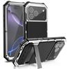 Armored Case for iPhone 17 Pro, R-JUST, with Stand, Silver