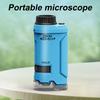 60x-120x Portable Microscope LED Lighted Handheld Microscope Little Scientist Microscope Science Toys for Kids