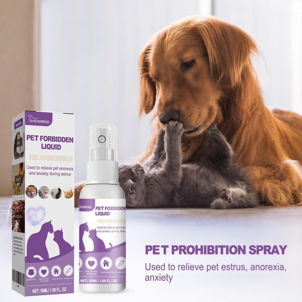 YEGBONG Pet Calming Spray for Cats & Dogs