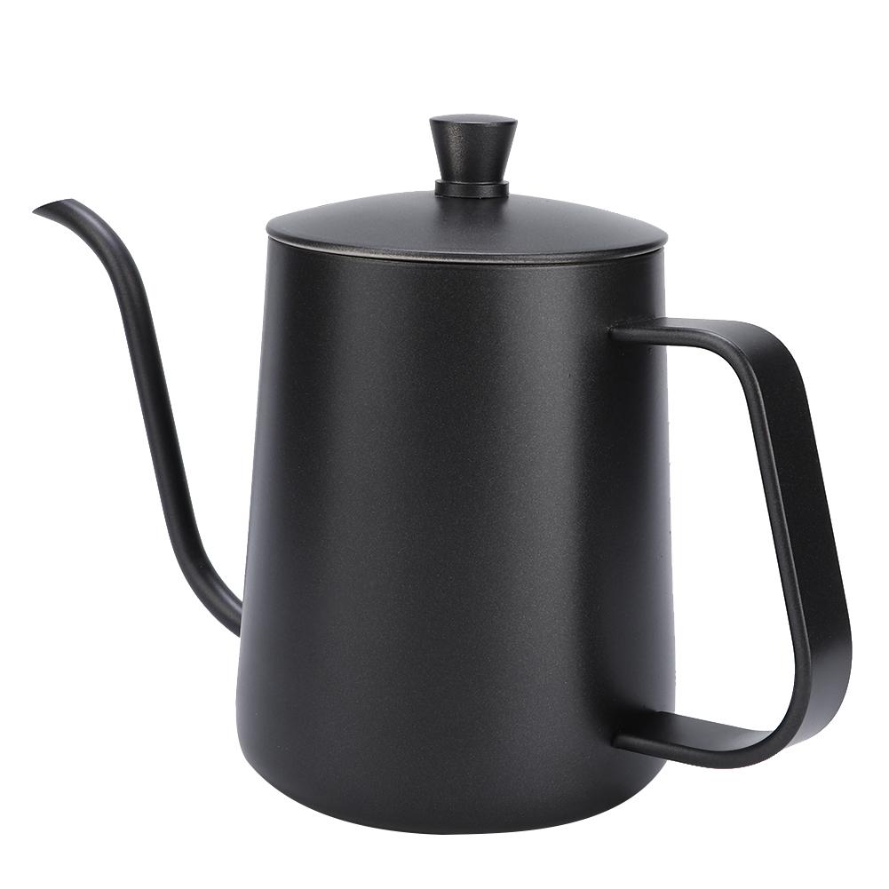 Stainless Steel Gooseneck Tea Kettle Pour Over Coffee   Narrow Spout Drip Pot (350ml)