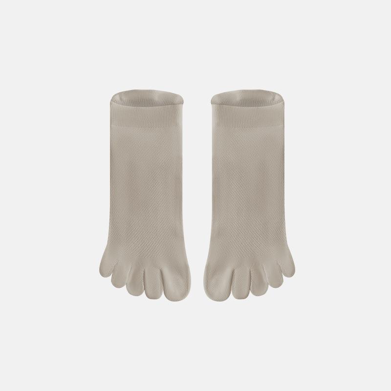 Men's Spring and Summer New Antibacterial Deodorant Mesh Breathable Five Finger Socks